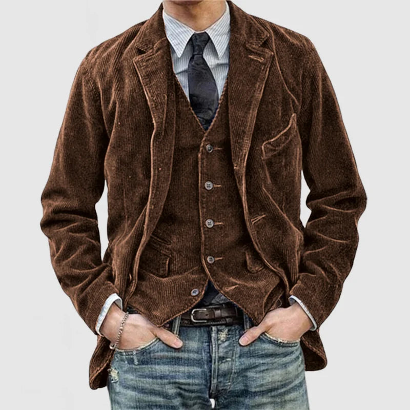 Thomas™ - Vintage fløjlsjakke