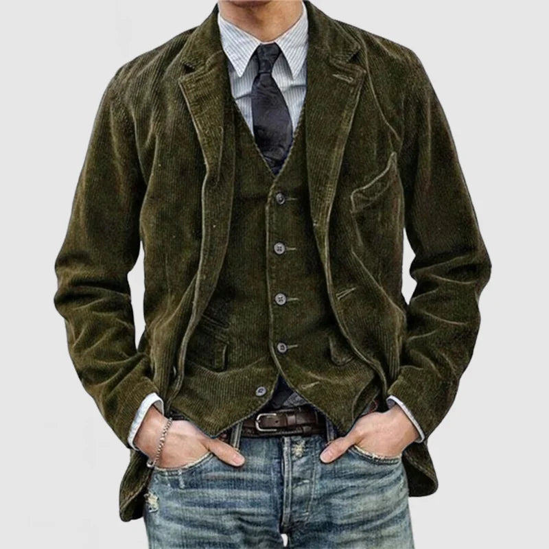 Thomas™ - Vintage fløjlsjakke