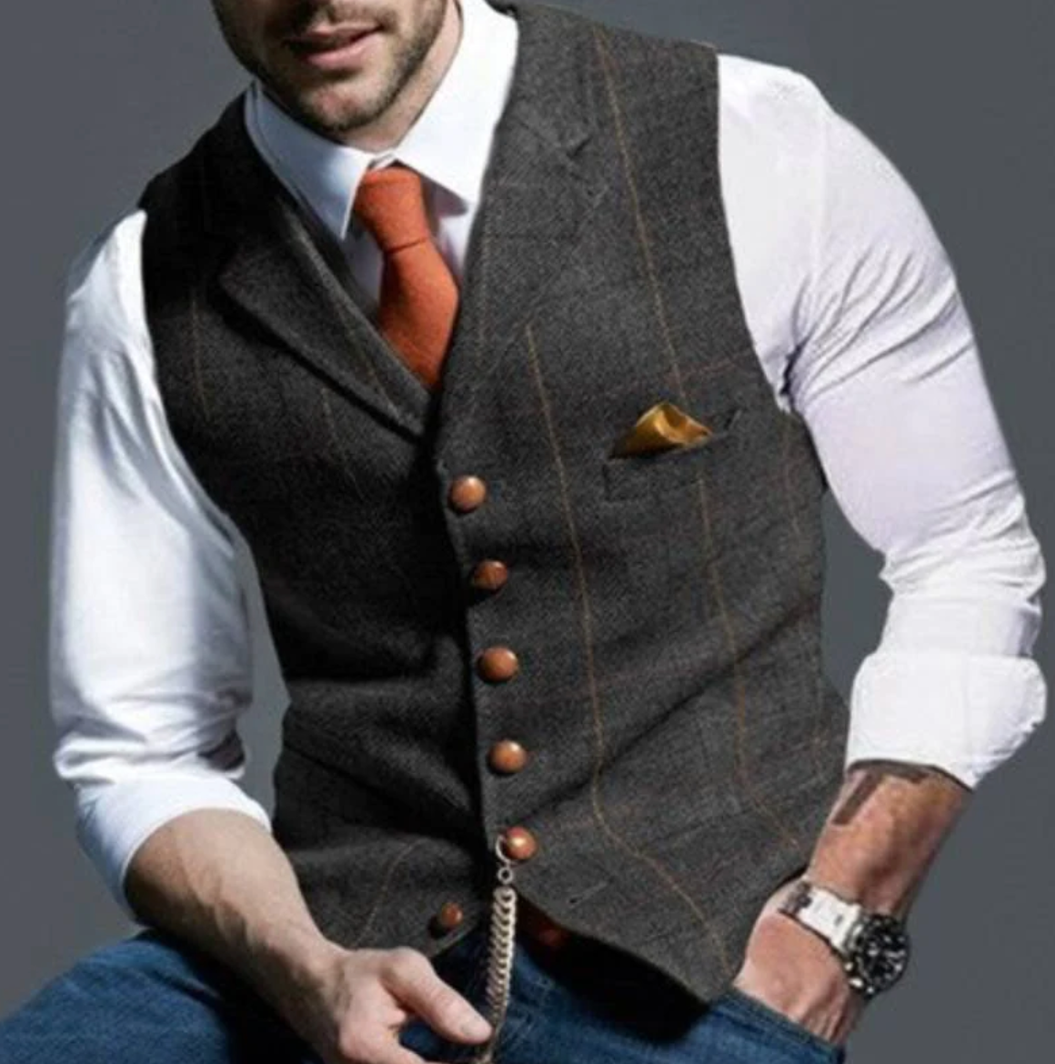 Vance™ sofistikeret vest til mænd