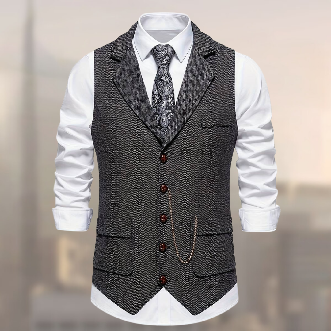 Lincoln™ - Retro sildebensvest til mænd