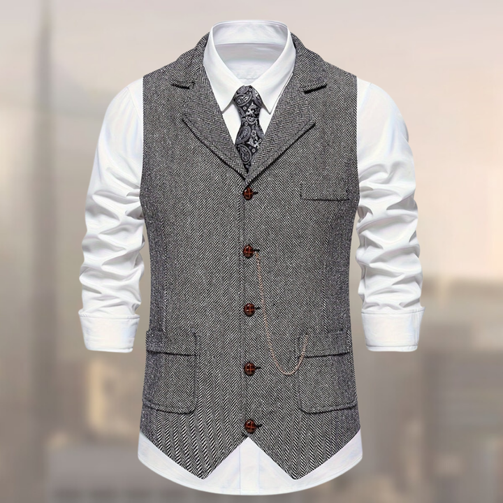 Lincoln™ - Retro sildebensvest til mænd