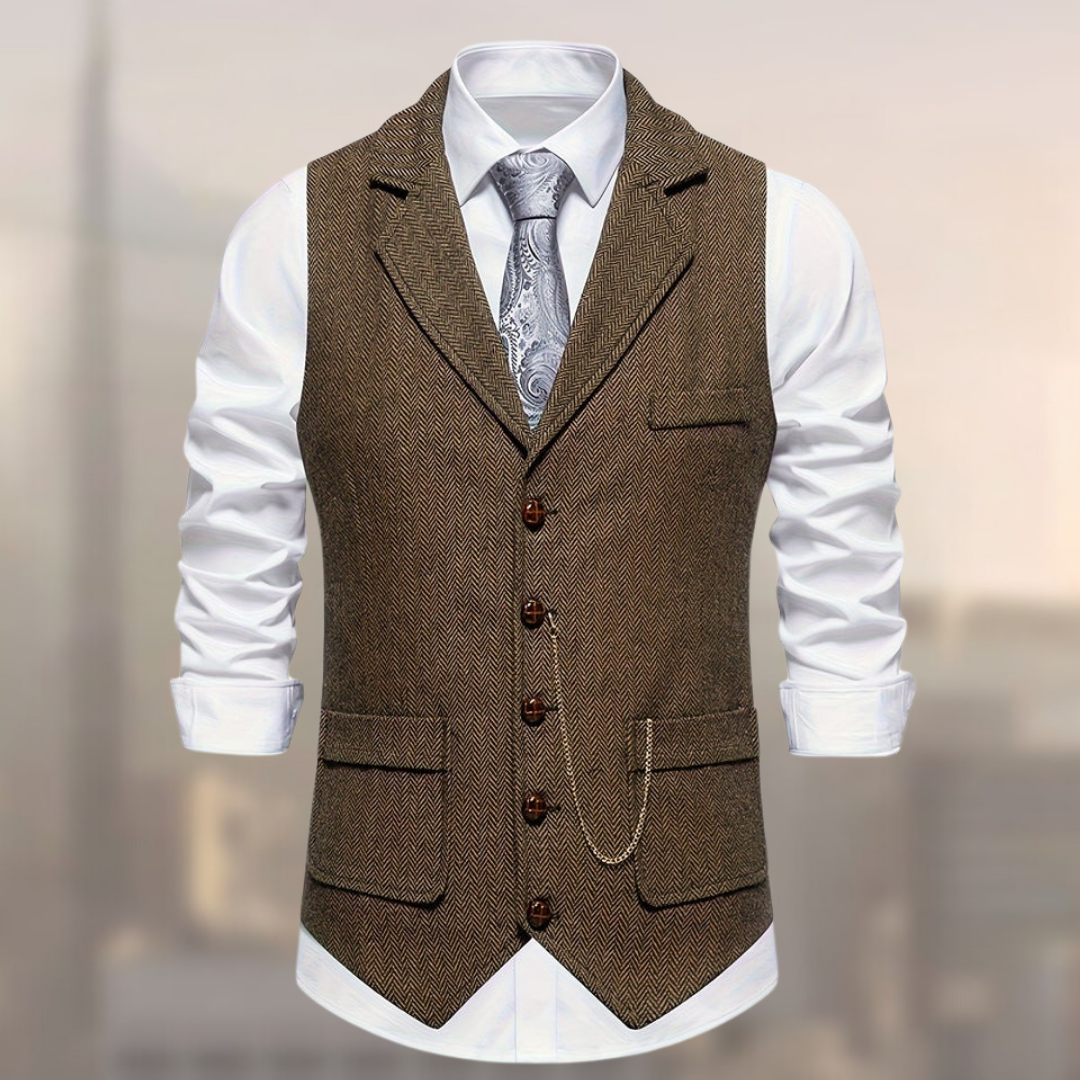 Lincoln™ - Retro sildebensvest til mænd