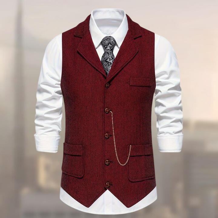 Lincoln™ - Retro sildebensvest til mænd