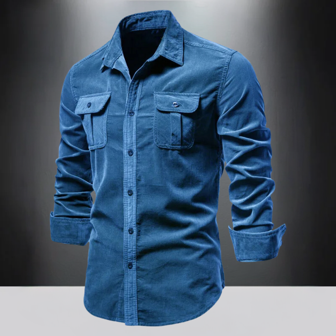 Bowie™ - Striking Corduroy Shirt with Bold Elegance