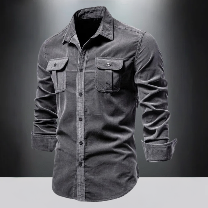 Bowie™ - Striking Corduroy Shirt with Bold Elegance