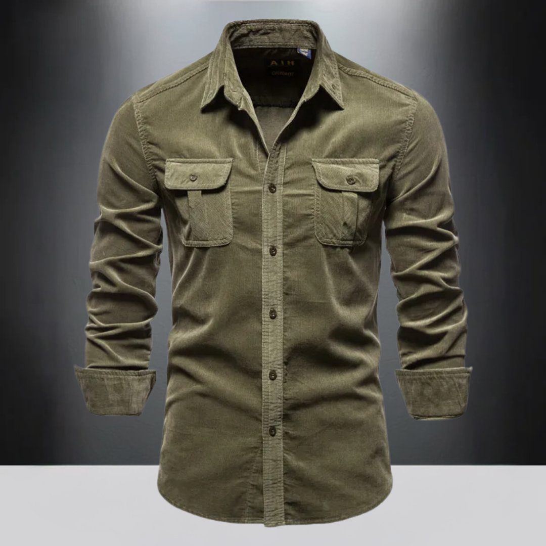 Bowie™ - Striking Corduroy Shirt with Bold Elegance