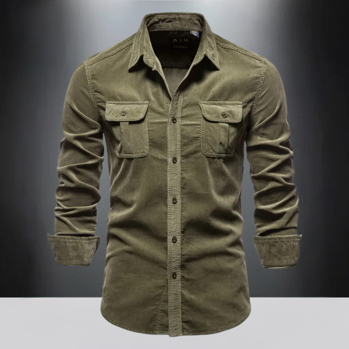 Bowie™ - Striking Corduroy Shirt with Bold Elegance