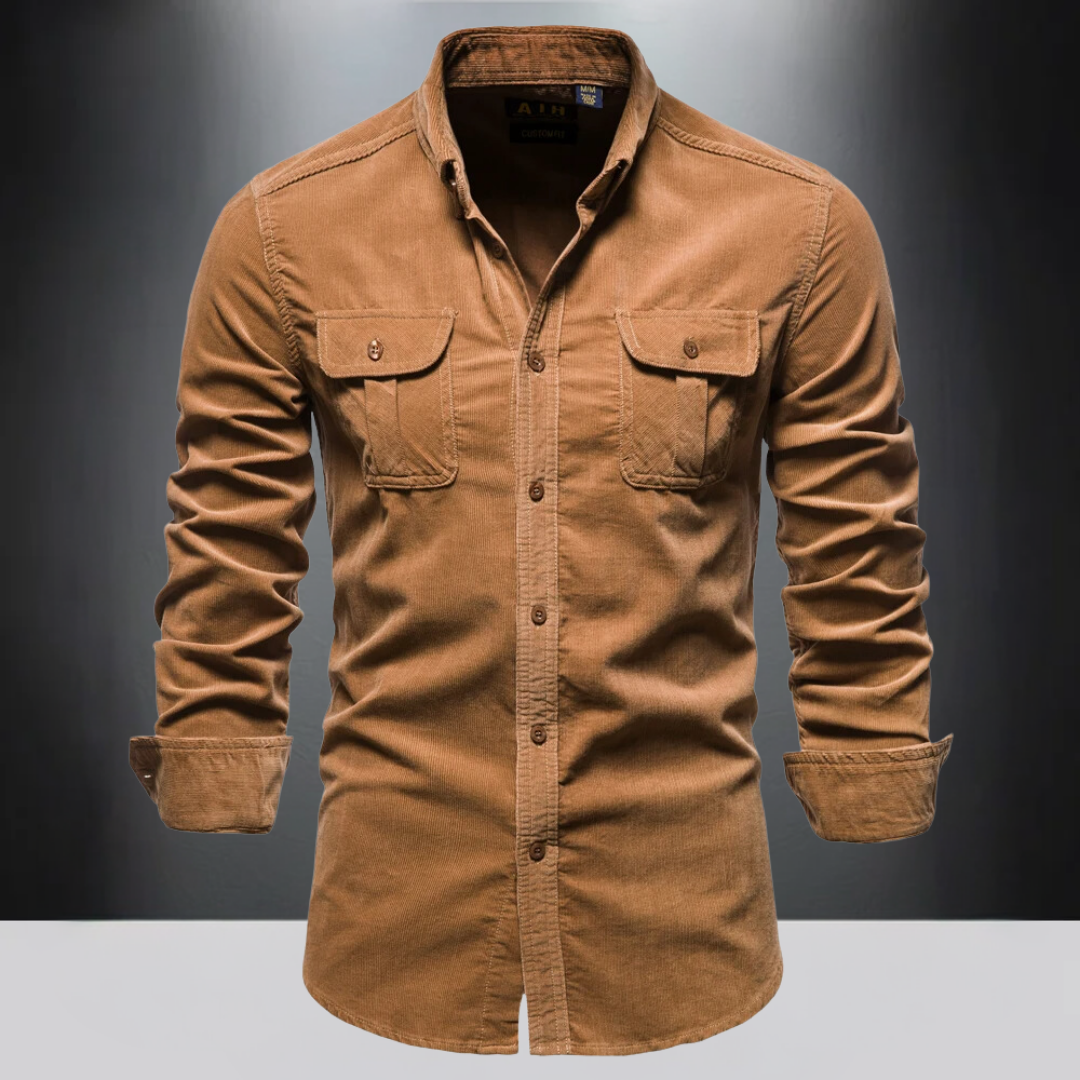 Bowie™ - Striking Corduroy Shirt with Bold Elegance