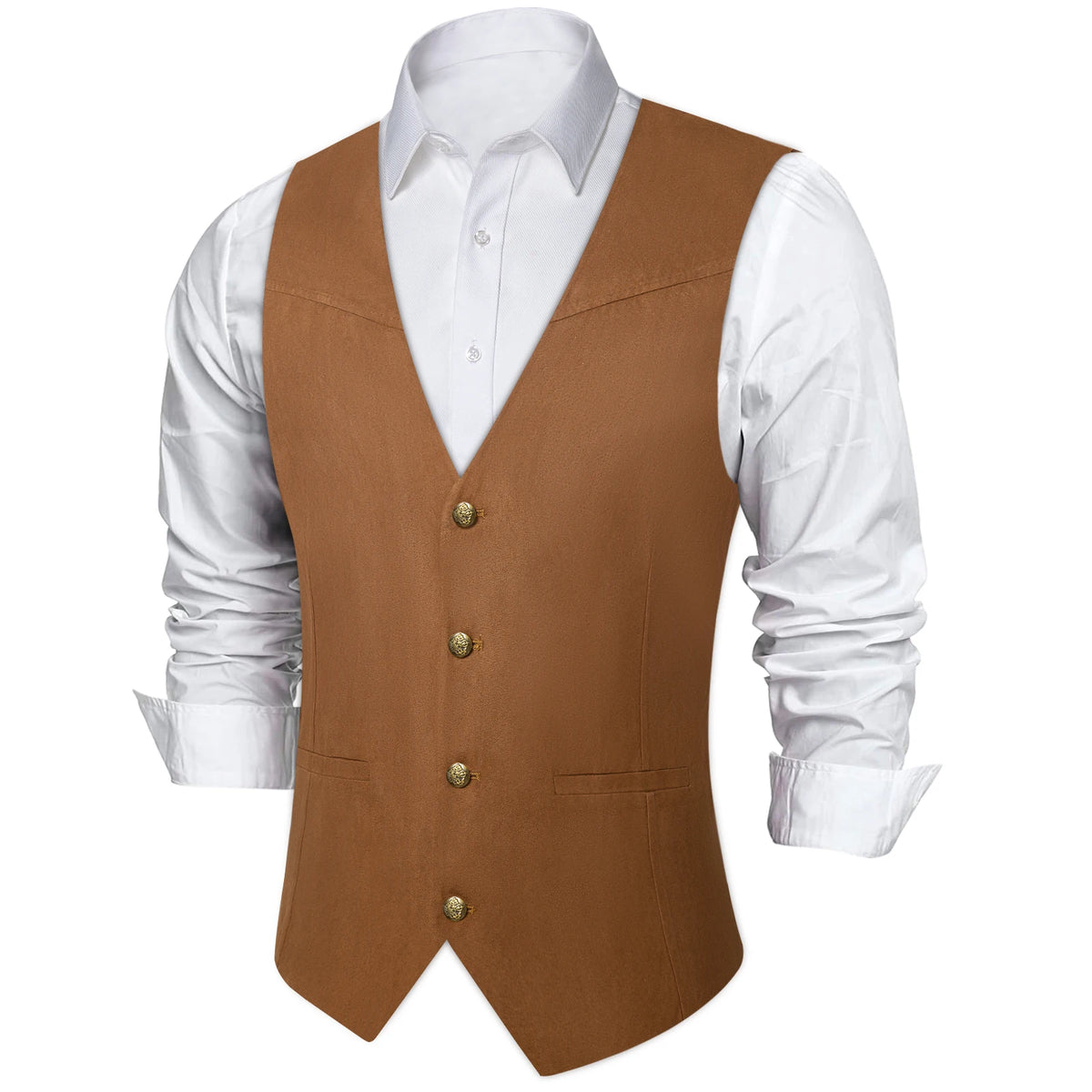 Benjamin™ - Suede Leather Cowboy Vest