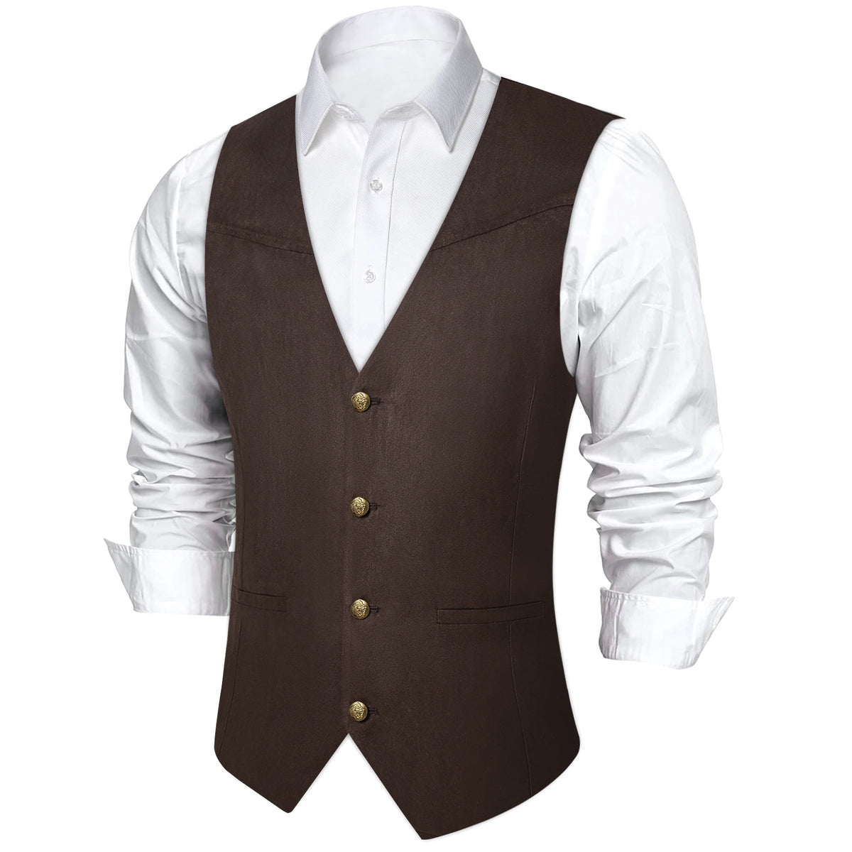 Benjamin™ - Suede Leather Cowboy Vest