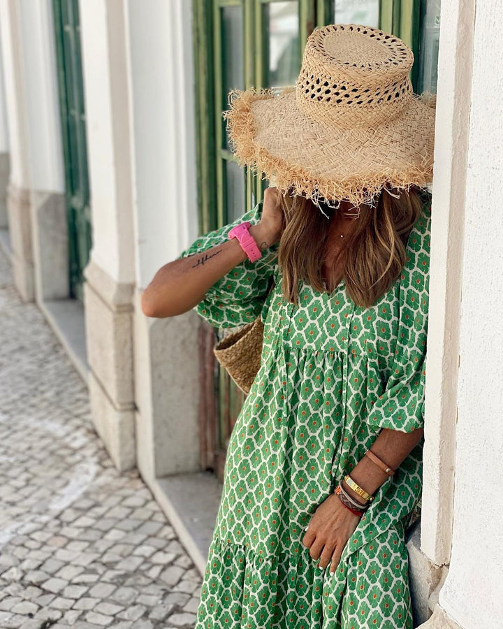 Bellona™ - Bohemian Maxi Dress: Enestående komfort, smuk stil