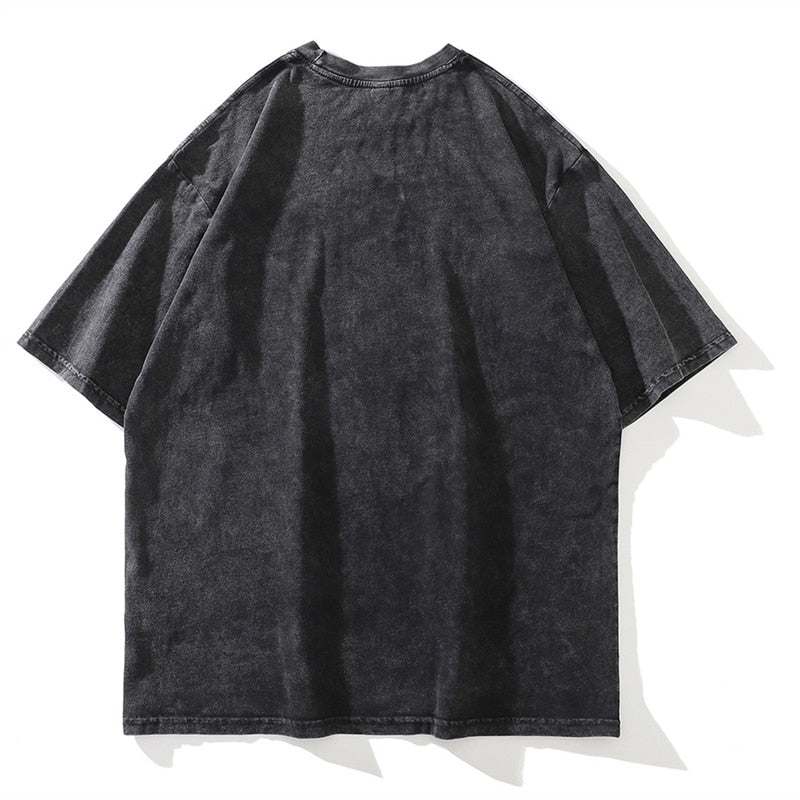 Dobermann™ - Vasket T-Shirt I Overstørrelse