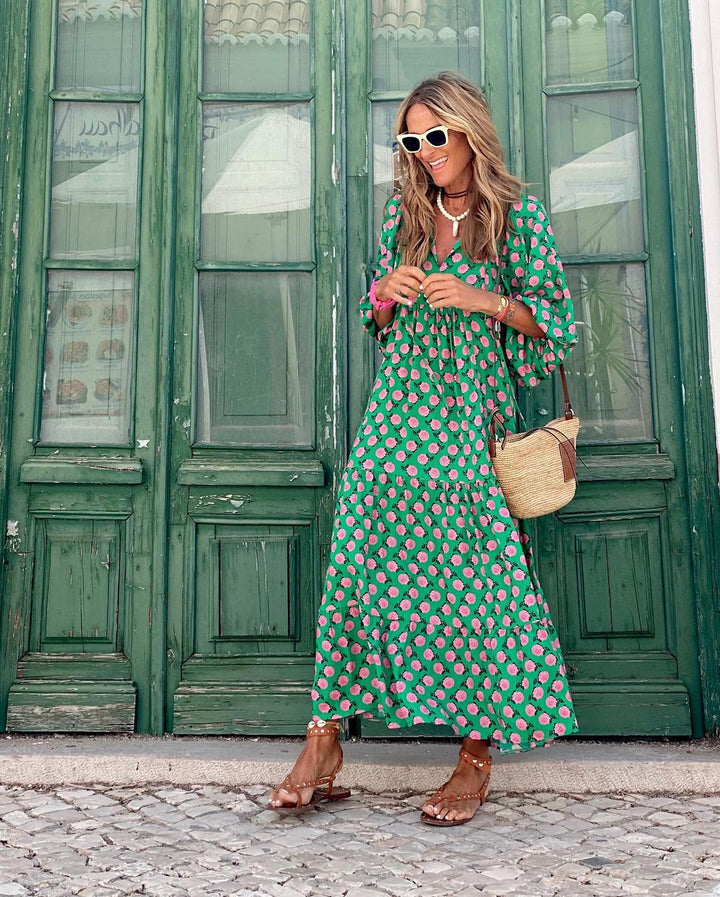 Bellona™ - Bohemian Maxi Dress: Enestående komfort, smuk stil