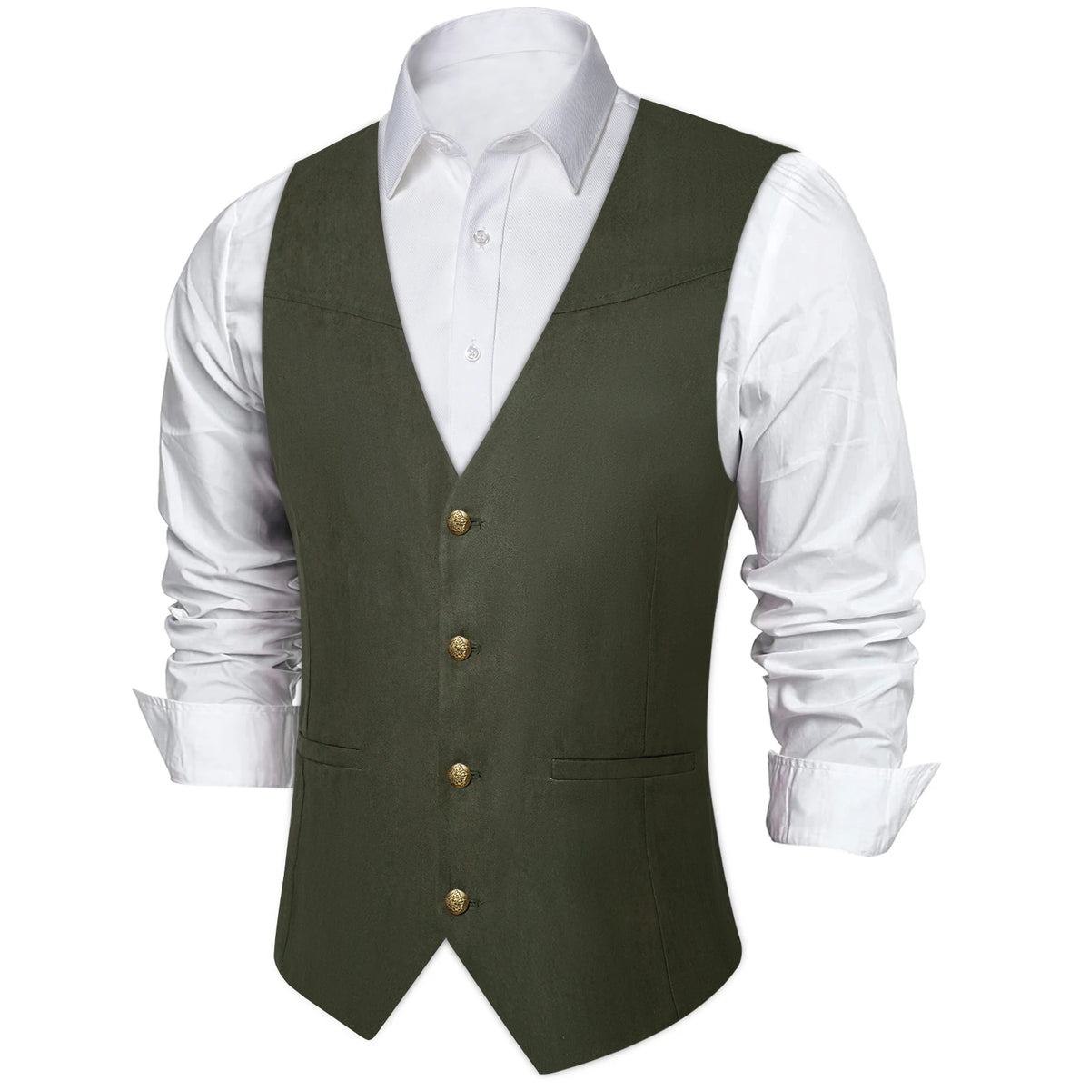 Benjamin™ - Suede Leather Cowboy Vest