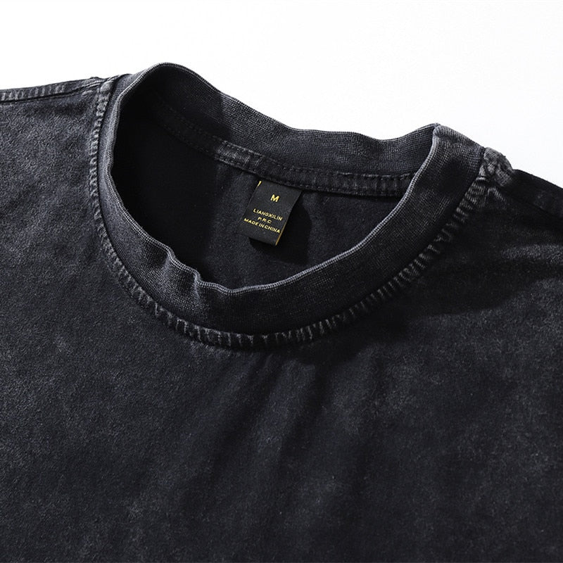 Dobermann™ - Vasket T-Shirt I Overstørrelse