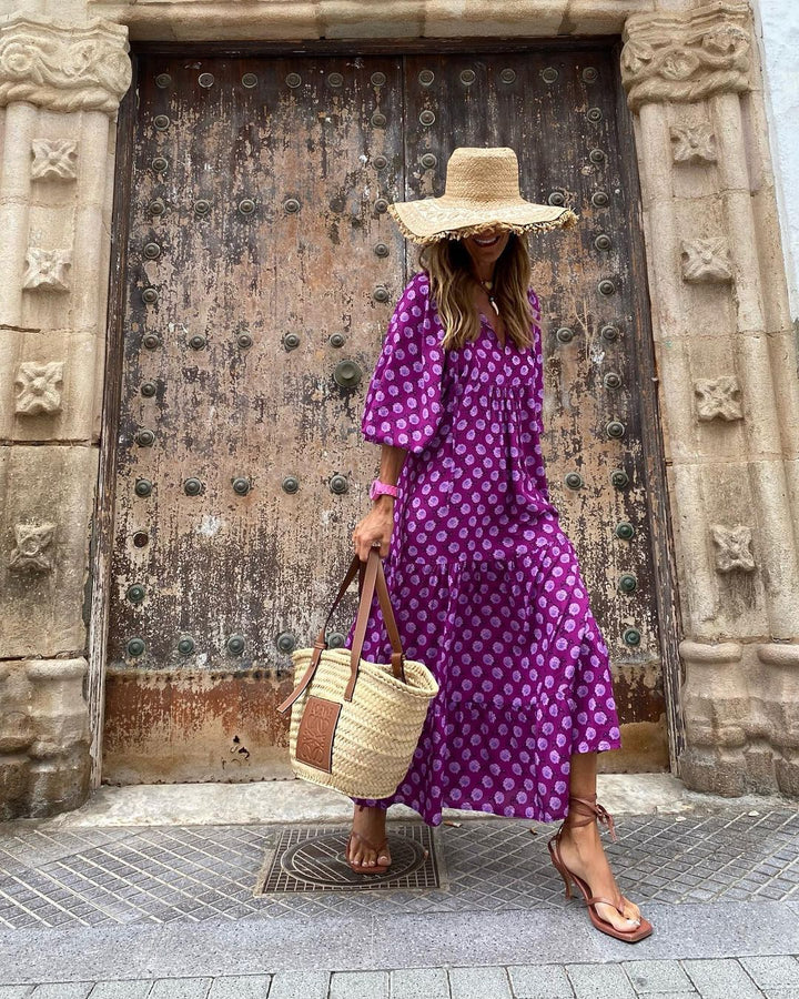 Bellona™ - Bohemian Maxi Dress: Enestående komfort, smuk stil