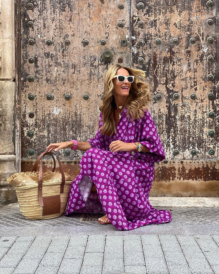 Bellona™ - Bohemian Maxi Dress: Enestående komfort, smuk stil