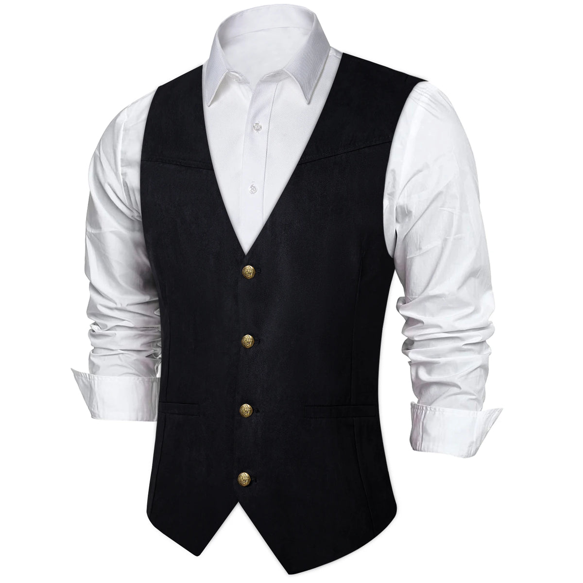 Benjamin™ - Suede Leather Cowboy Vest