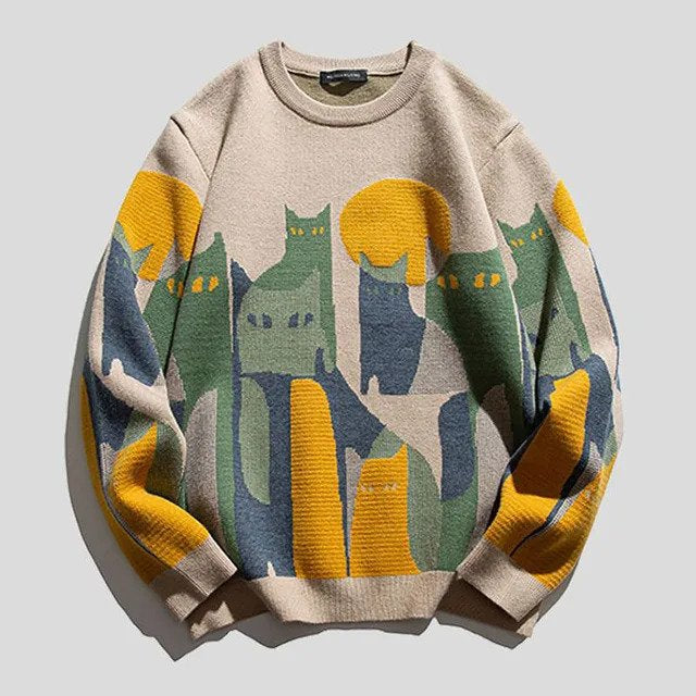 Solene™ - Unisex-trøje med kat