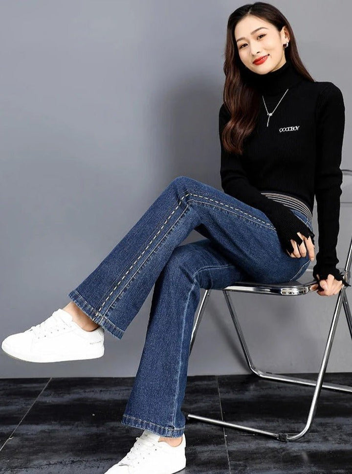 Vintage Flare™ - Komfortable Stretchjeans Med Høj Talje 1+1 Gratis