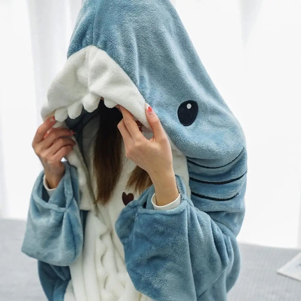 FinTastic™ - Onesie i haj design